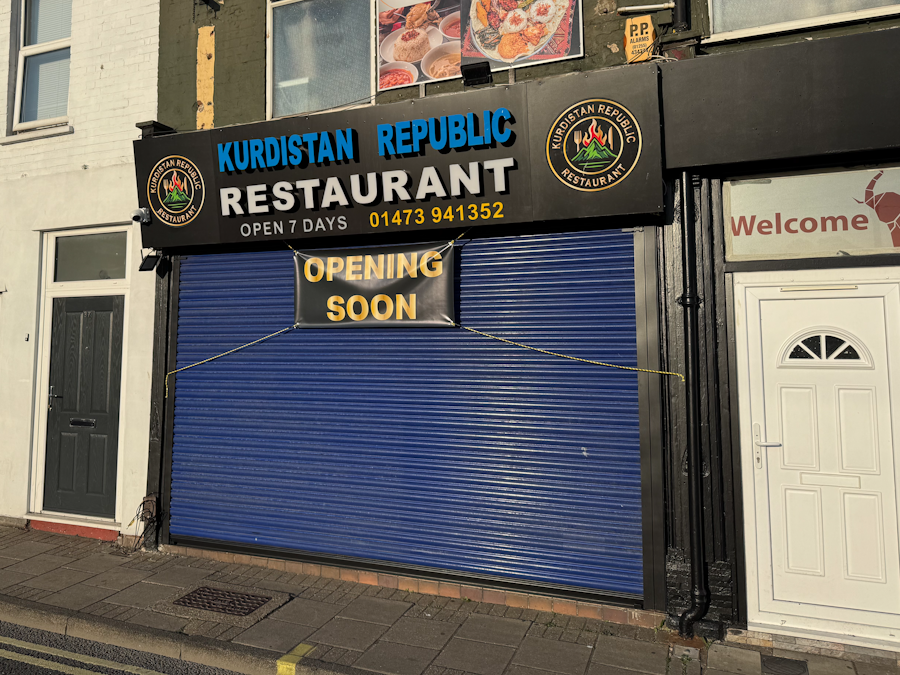 Kurdistan Republic Restaurant is coming to Upper Orwell Street in Ipswich